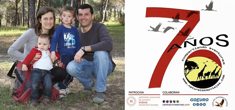 Séptimo aniversario del blog. ¿Quieres conocer a los protagonistas de naturalezayviajes.com? Participa en el sorteo