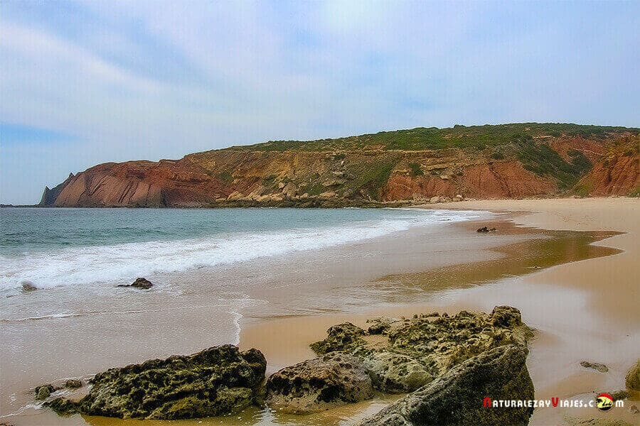 Una playa hermosa de Portugal