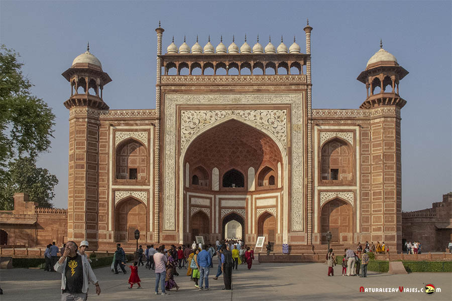 Darwaza en el Taj Mahal