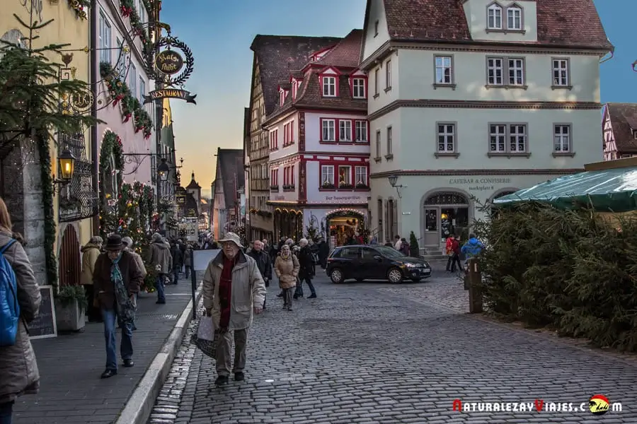 Rothenburg ob der Tauber en navidad