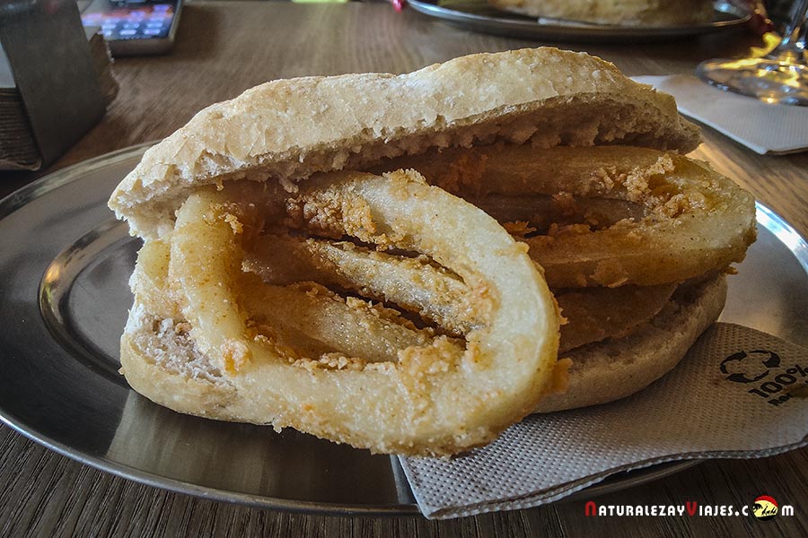 Bocadillo de calamares Madrid