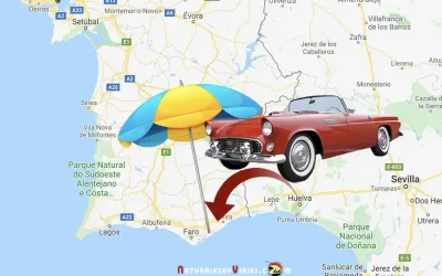 Playas bonitas del Algarve cerca de Huelva