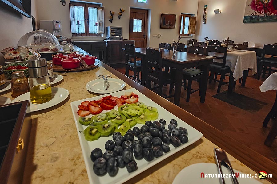 Desayuno en la escapada romántica al Alentejo