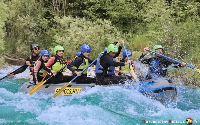 Rafting en el río Soča (Eslovenia): aventura entre aguas turquesas