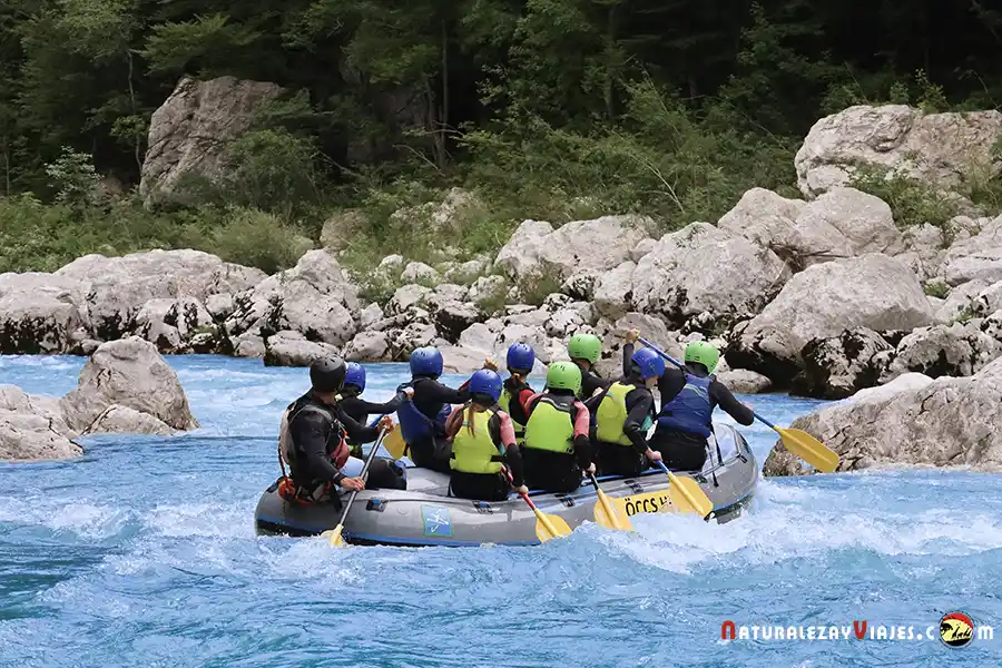 Rafting Río Soča, Eslovenia