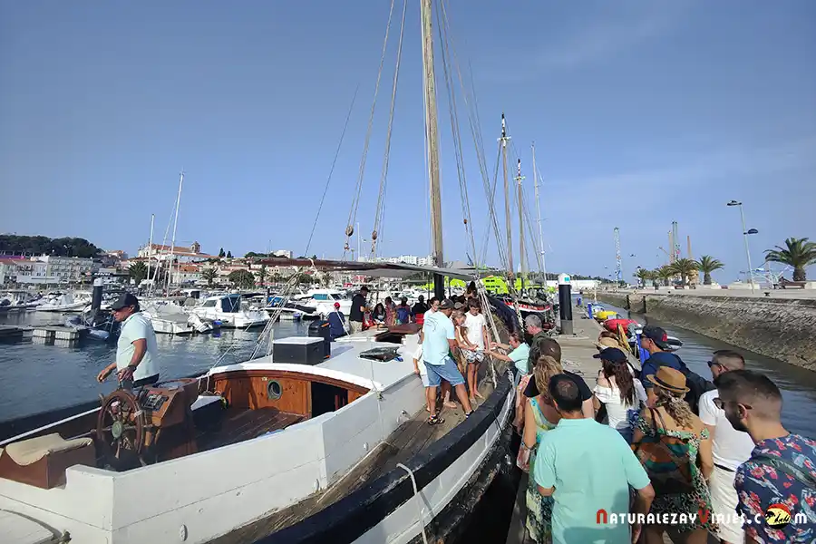 excursión barco playas Setúbal