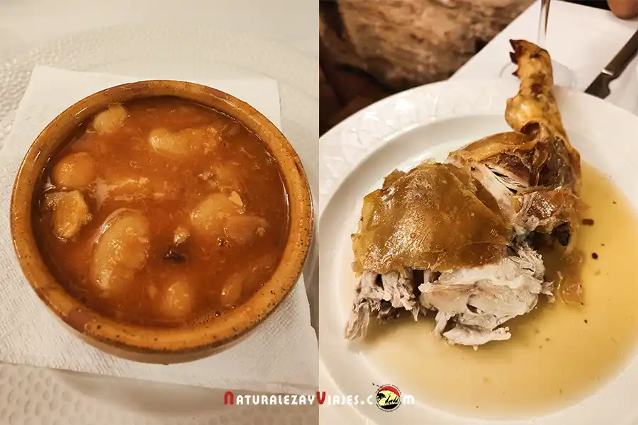 Judiones y cochinillo Segovia