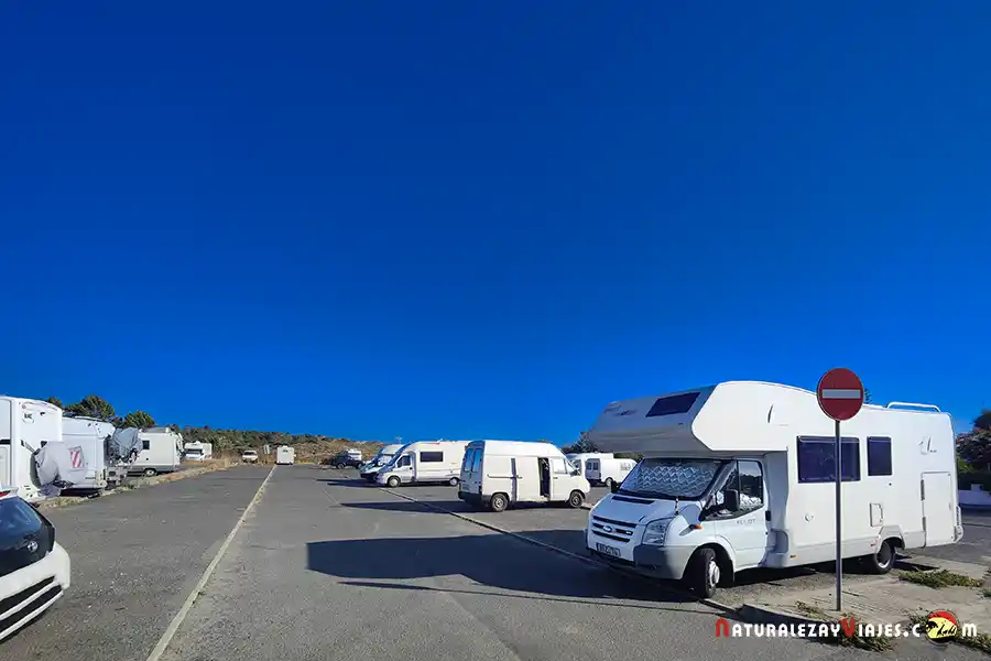 Parking junto a Sines, Alentejo