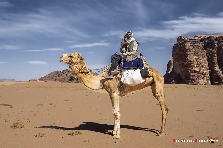 Beduino en Wadi Rum, JOrdania