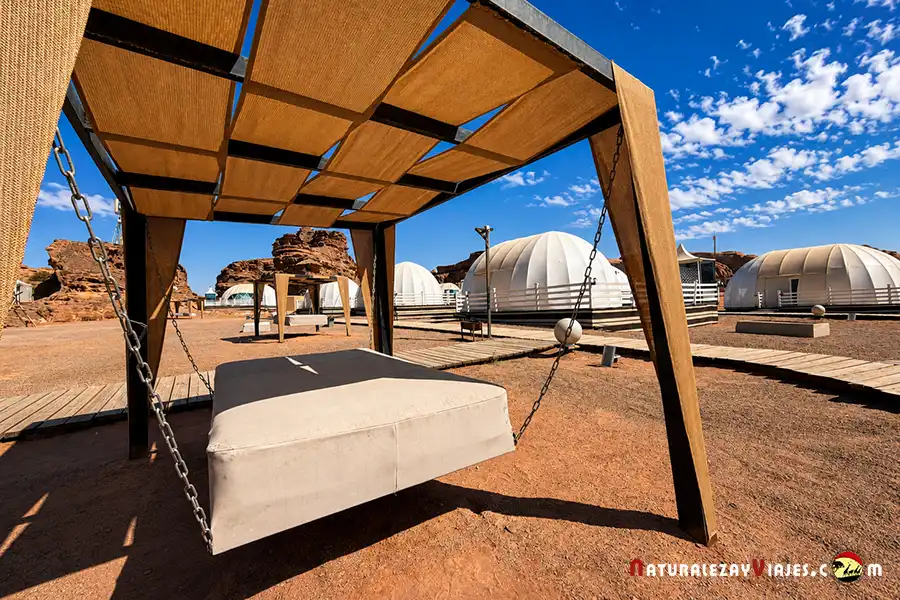 Campamento en el desierto de Wadi Rum