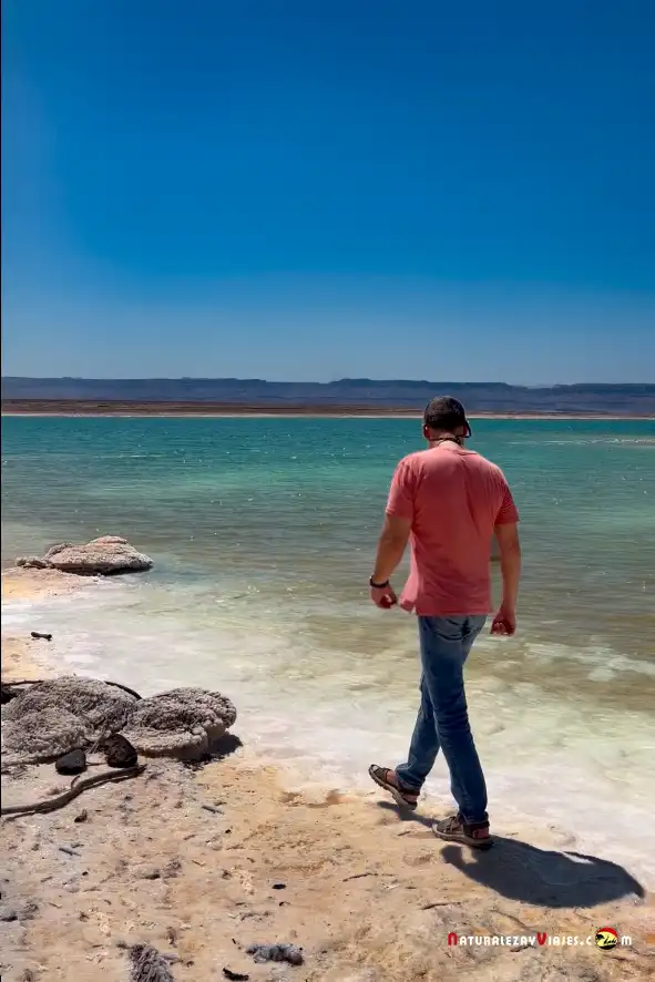 Mar Muerto de Jordania Caminando