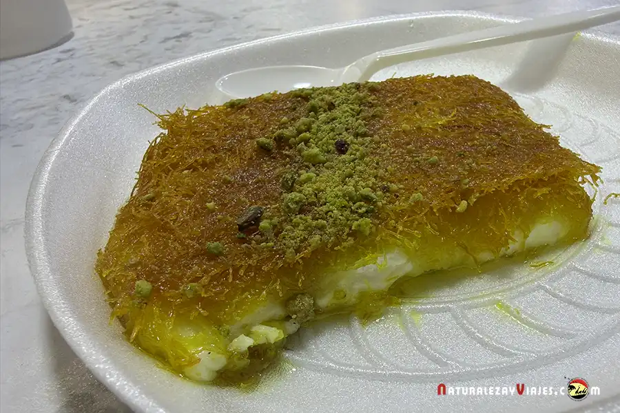 knafeh o kunafa, Jordania