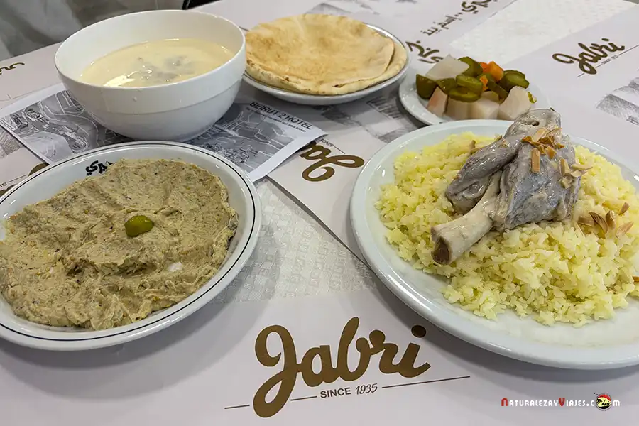 Mansaf, el plato tradicional en Jordania