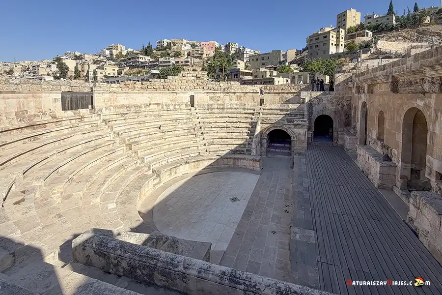 Odeón romano en Ammán, Jordania