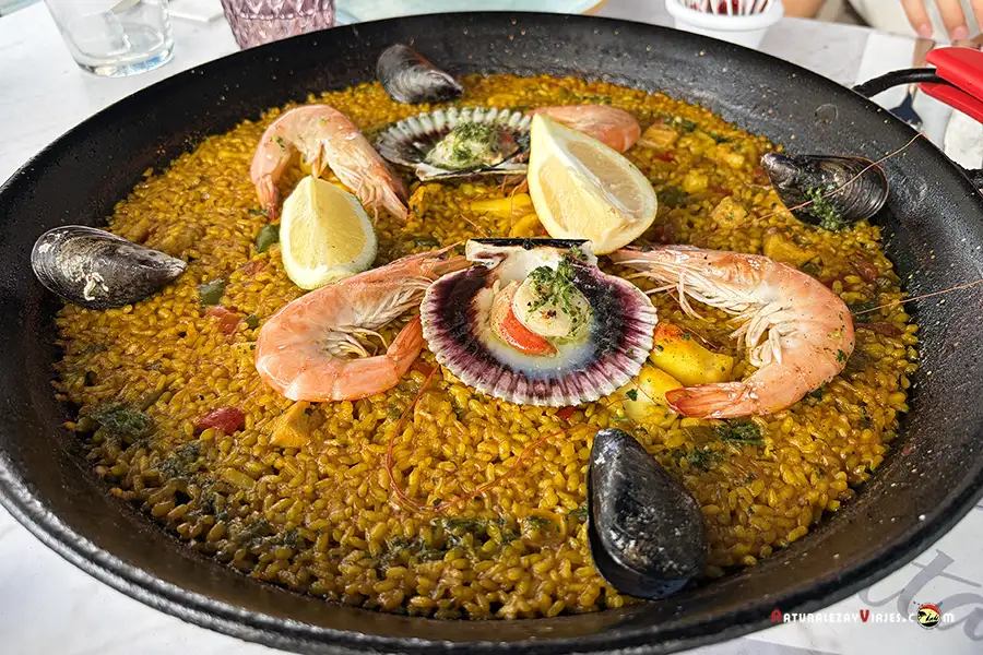Paella en El Pescador, El Golfo, Lanzarote