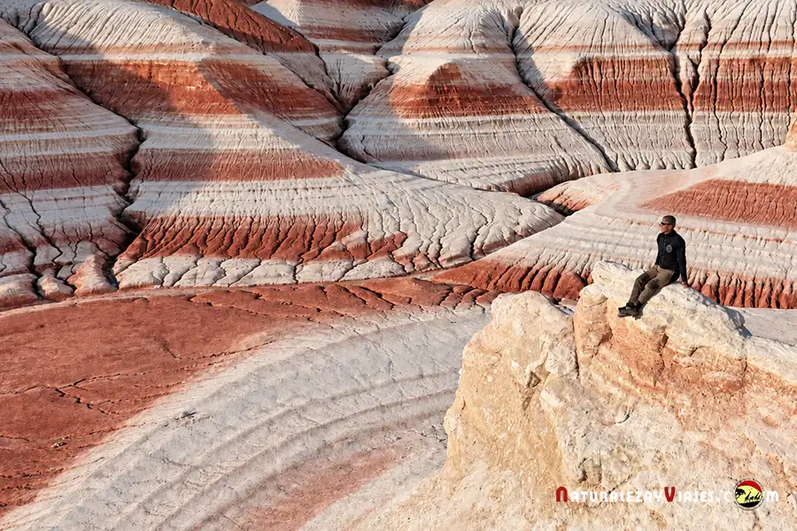 Kyzylkup, las montañas Tisamisu de Mangystau
